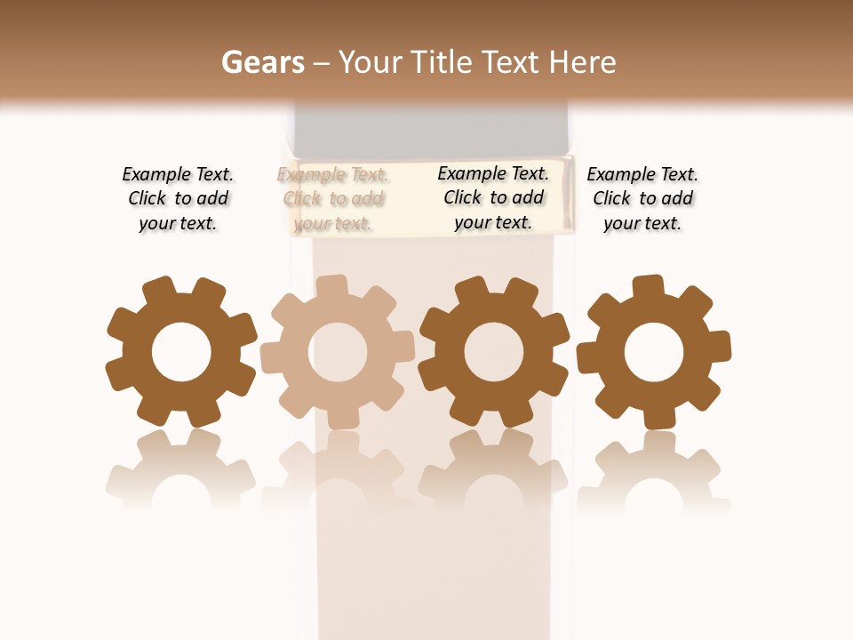 Makeup Products Beige PowerPoint Template