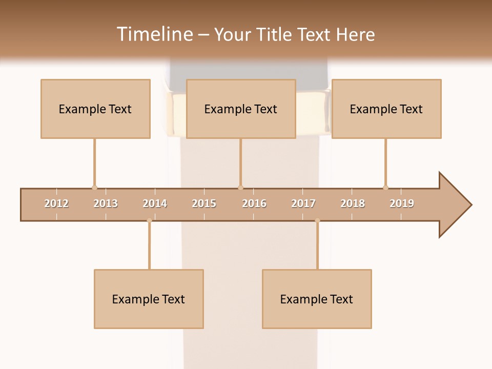 Makeup Products Beige PowerPoint Template