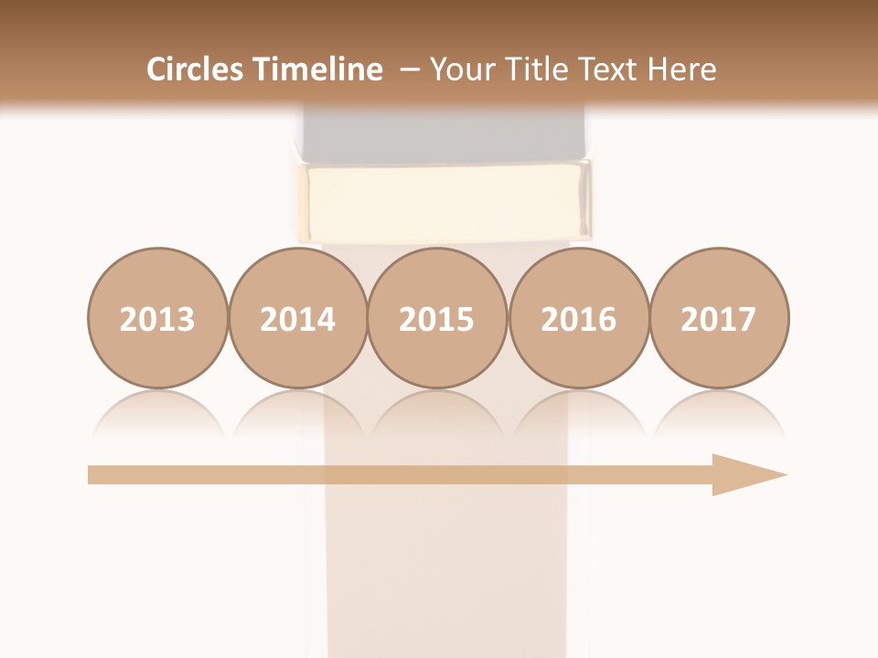 Makeup Products Beige PowerPoint Template