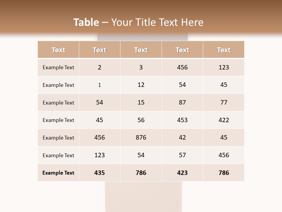 Makeup Products Beige PowerPoint Template