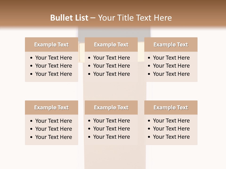 Makeup Products Beige PowerPoint Template