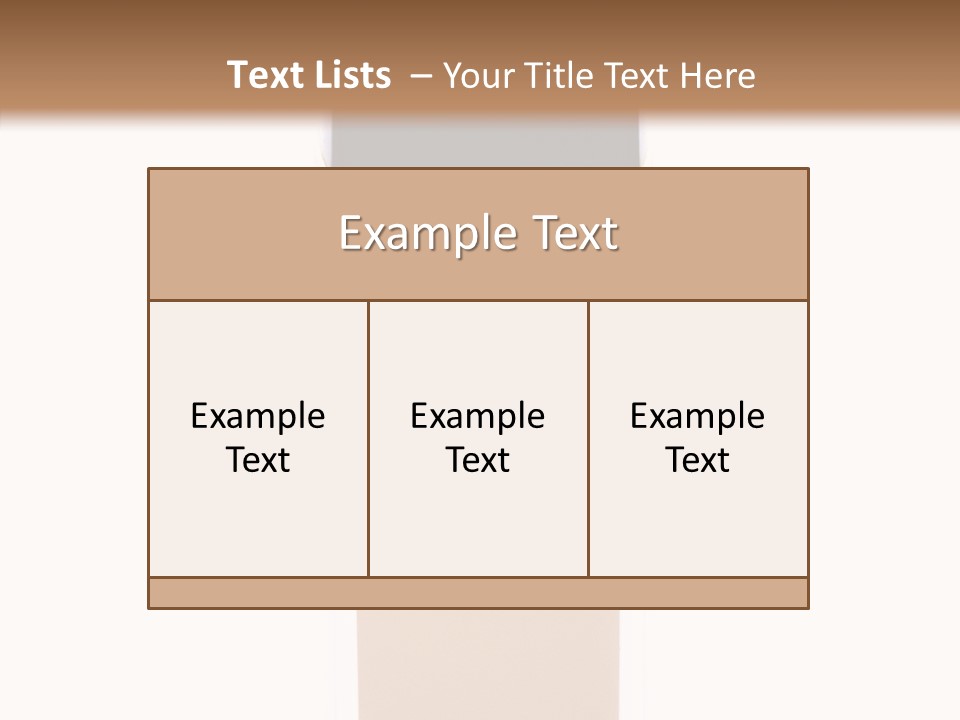 Makeup Products Beige PowerPoint Template