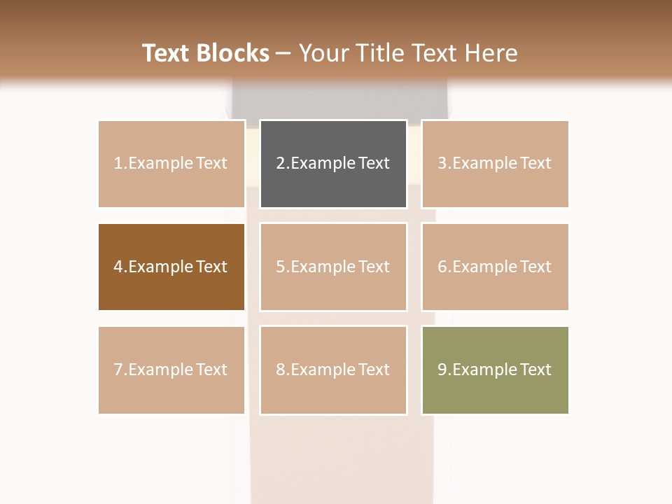 Makeup Products Beige PowerPoint Template