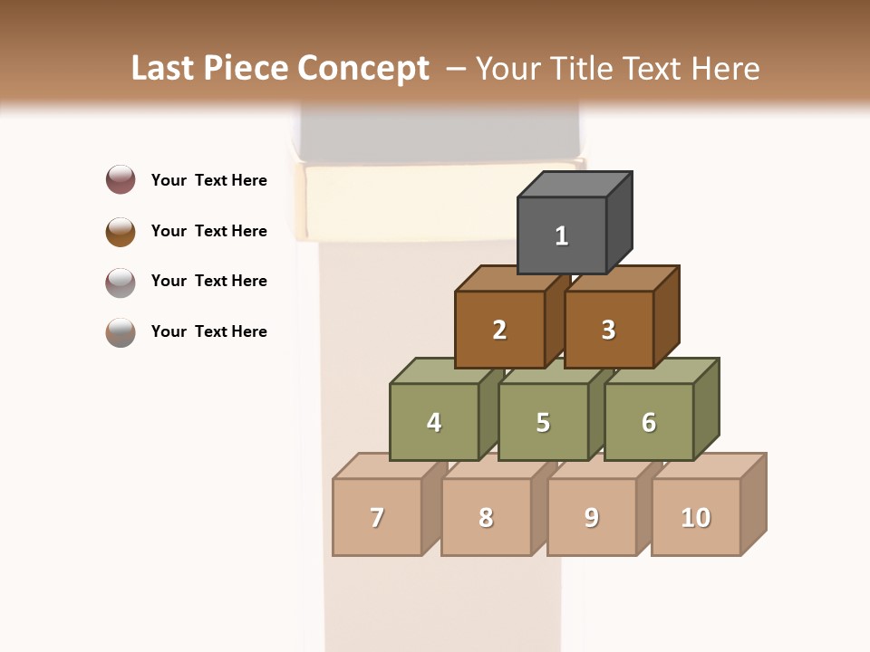 Makeup Products Beige PowerPoint Template