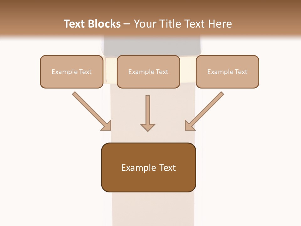 Makeup Products Beige PowerPoint Template