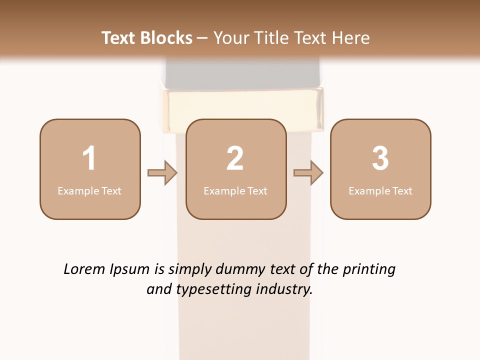 Makeup Products Beige PowerPoint Template