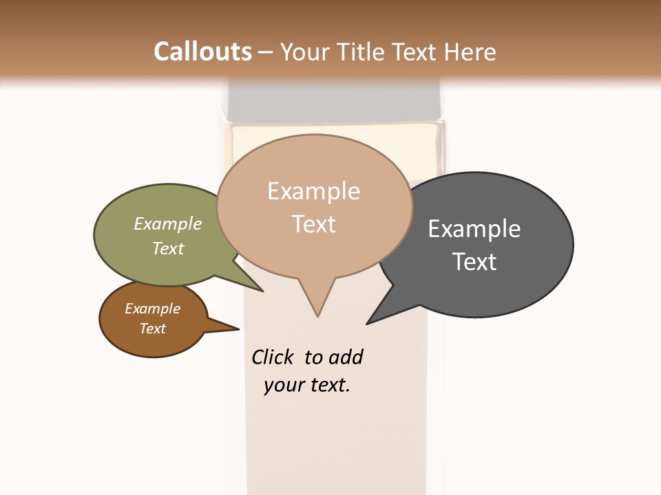 Makeup Products Beige PowerPoint Template