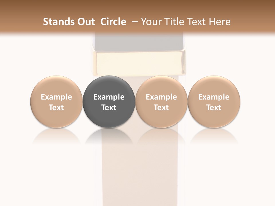 Makeup Products Beige PowerPoint Template