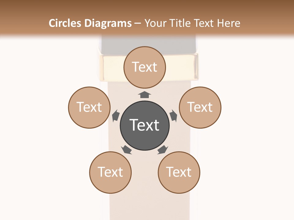 Makeup Products Beige PowerPoint Template