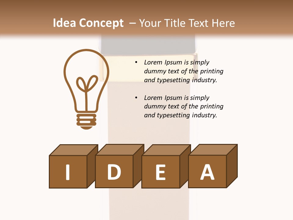 Makeup Products Beige PowerPoint Template