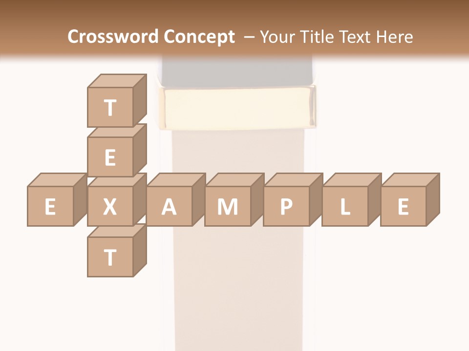 Makeup Products Beige PowerPoint Template