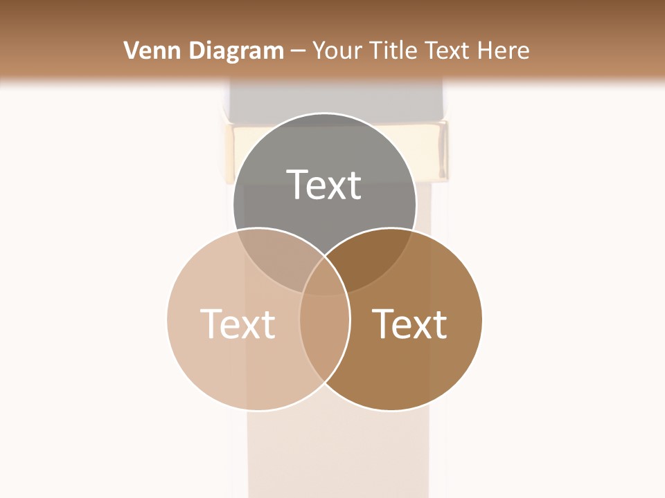 Makeup Products Beige PowerPoint Template