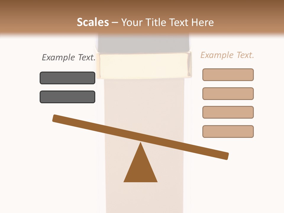 Makeup Products Beige PowerPoint Template