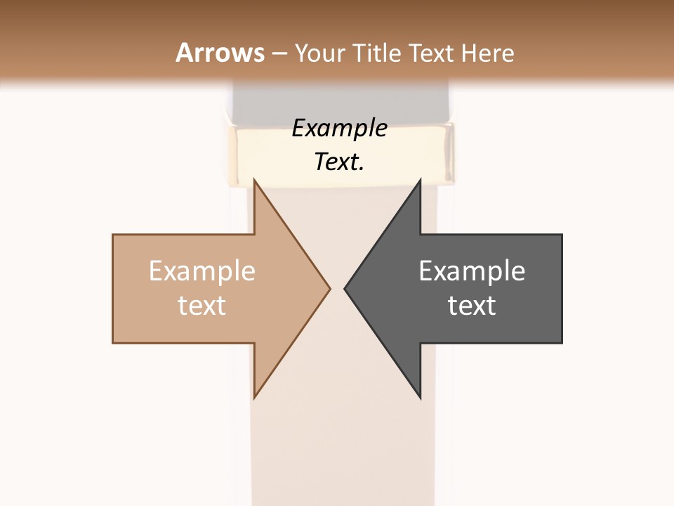 Makeup Products Beige PowerPoint Template