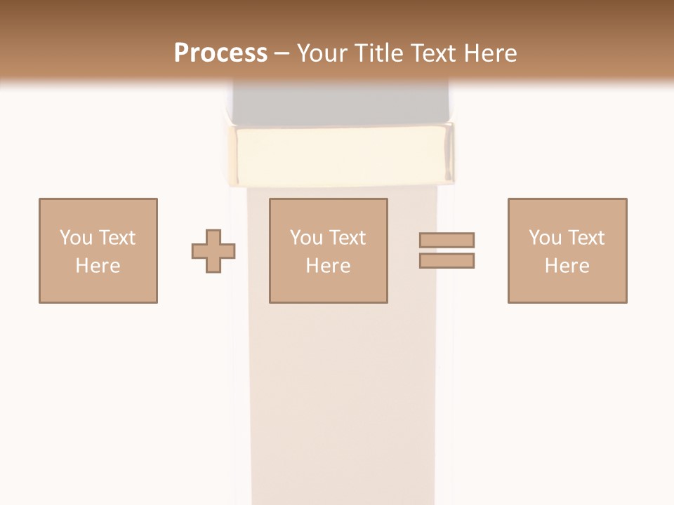 Makeup Products Beige PowerPoint Template