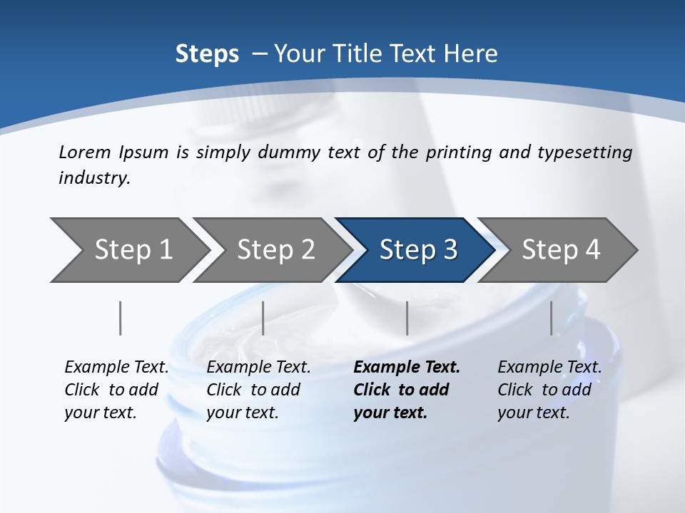 Moisturizer Facial Relaxation PowerPoint Template