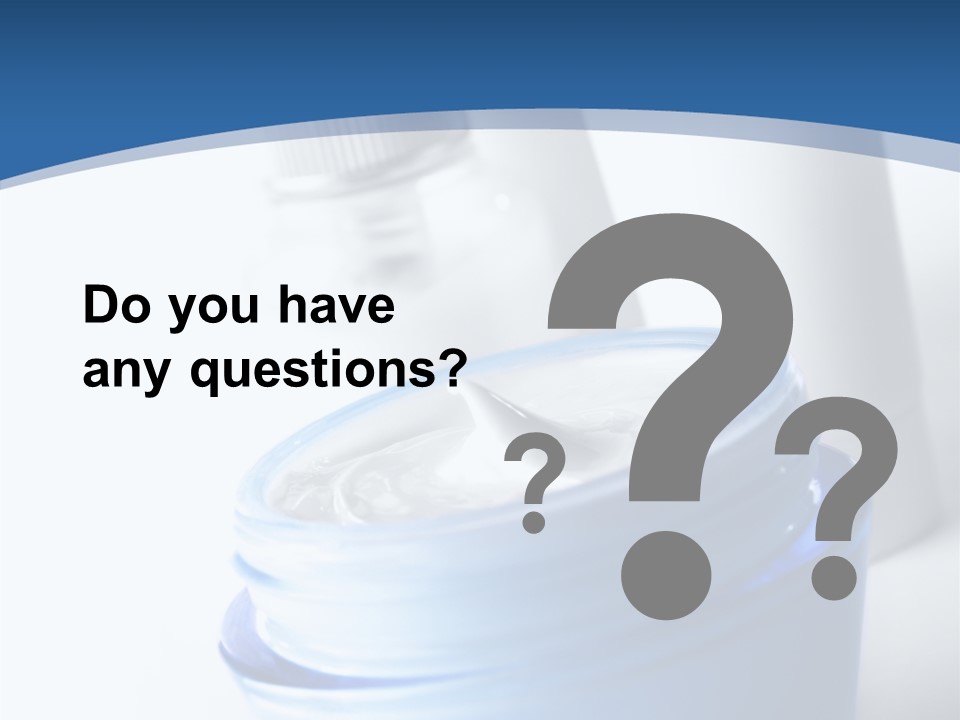 Moisturizer Facial Relaxation PowerPoint Template