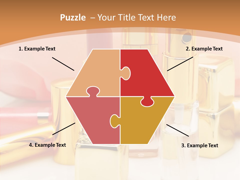 Color Background Perfume PowerPoint Template