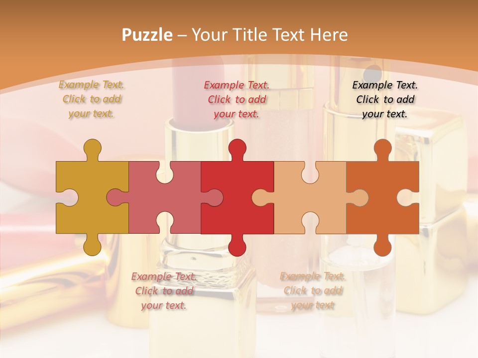 Color Background Perfume PowerPoint Template