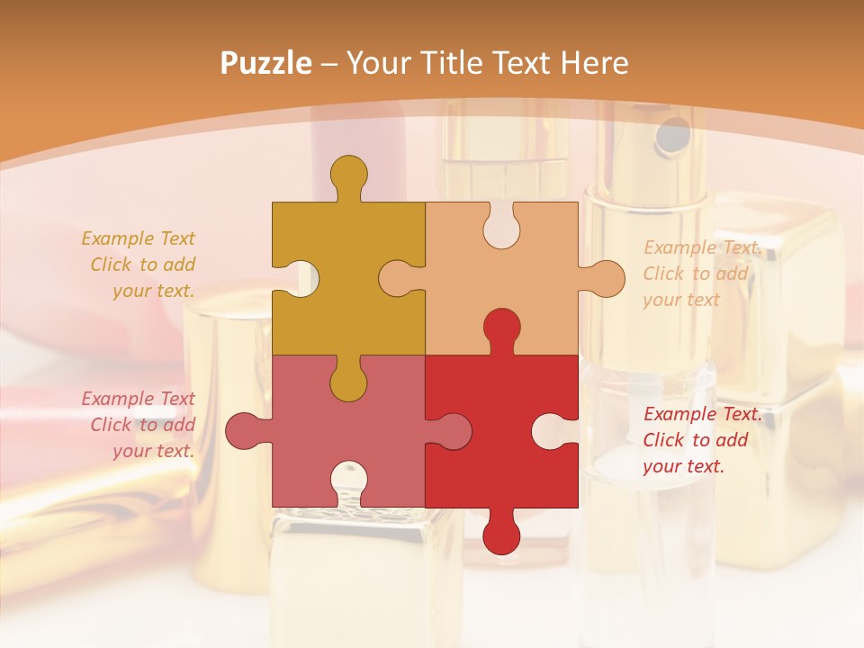 Color Background Perfume PowerPoint Template