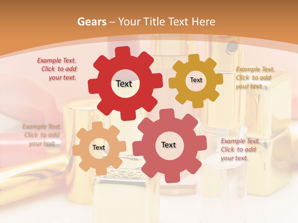 Color Background Perfume PowerPoint Template