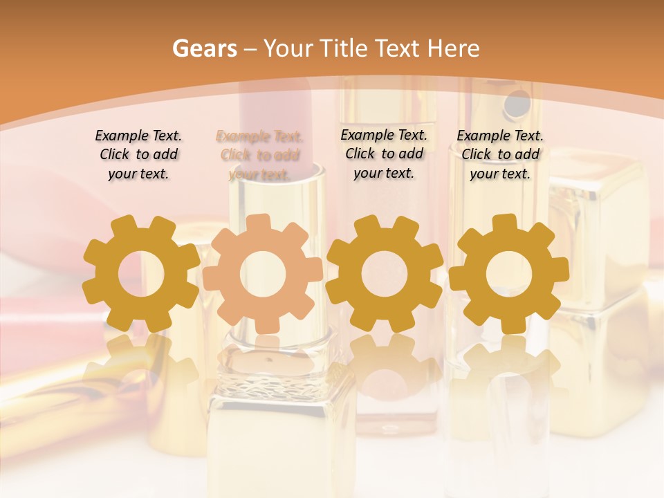 Color Background Perfume PowerPoint Template