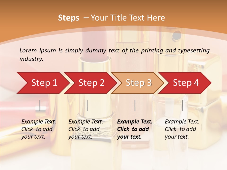 Color Background Perfume PowerPoint Template