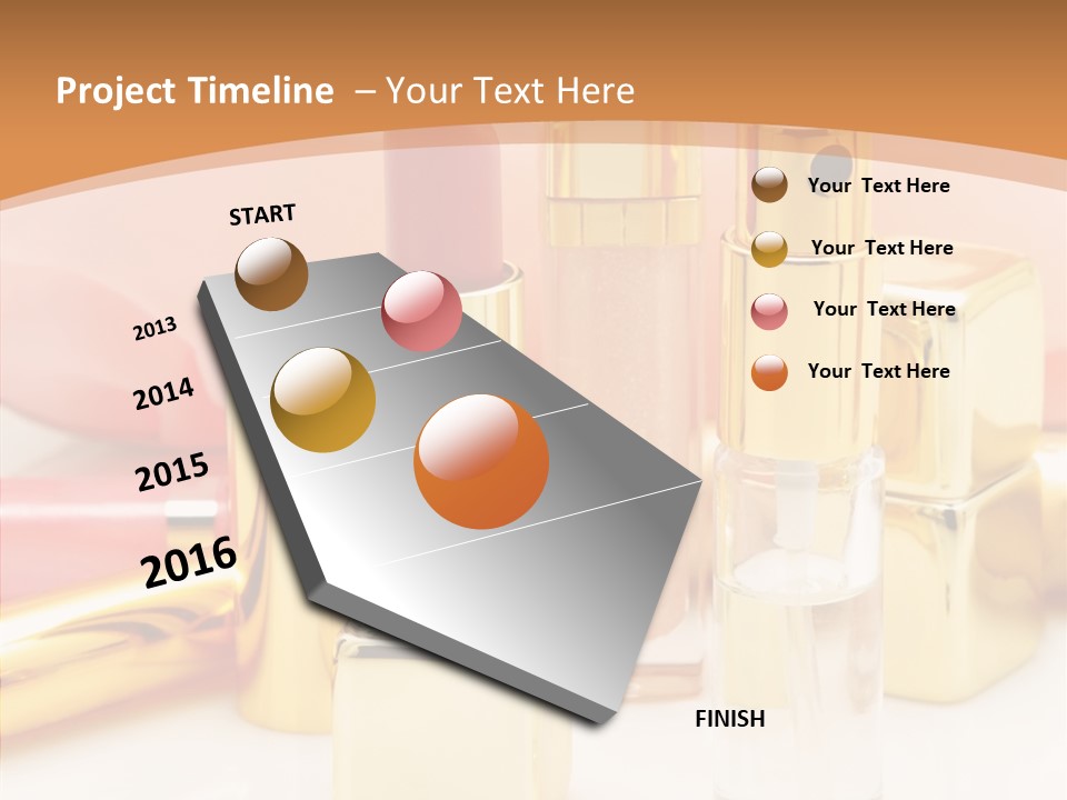 Color Background Perfume PowerPoint Template