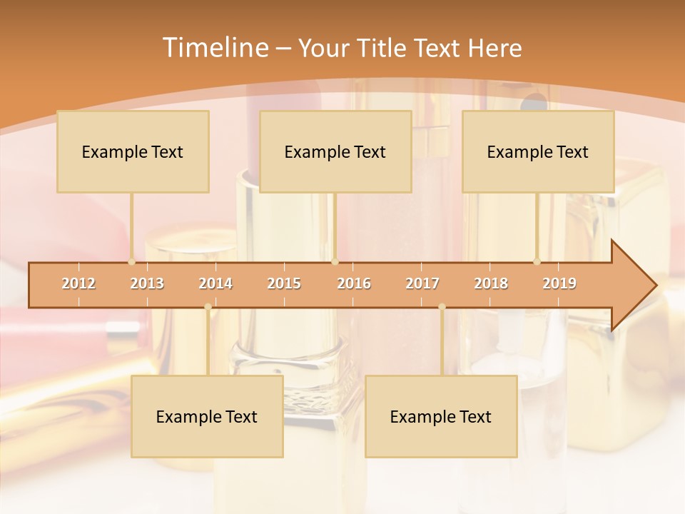 Color Background Perfume PowerPoint Template