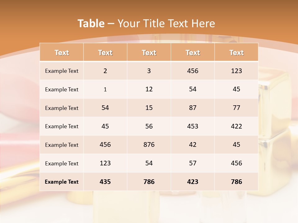 Color Background Perfume PowerPoint Template