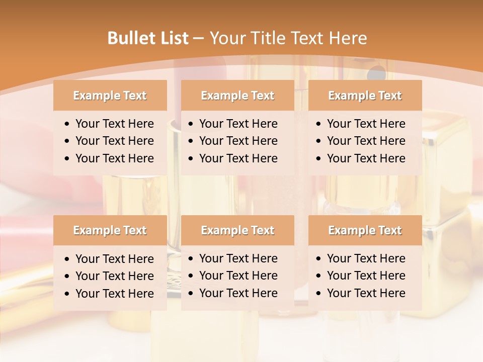 Color Background Perfume PowerPoint Template