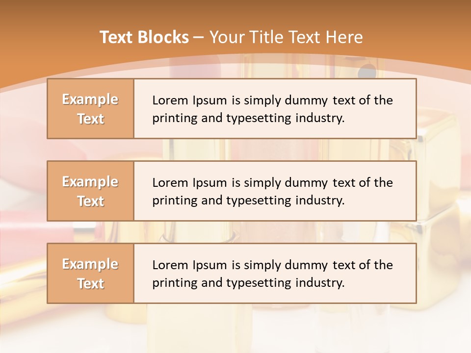 Color Background Perfume PowerPoint Template