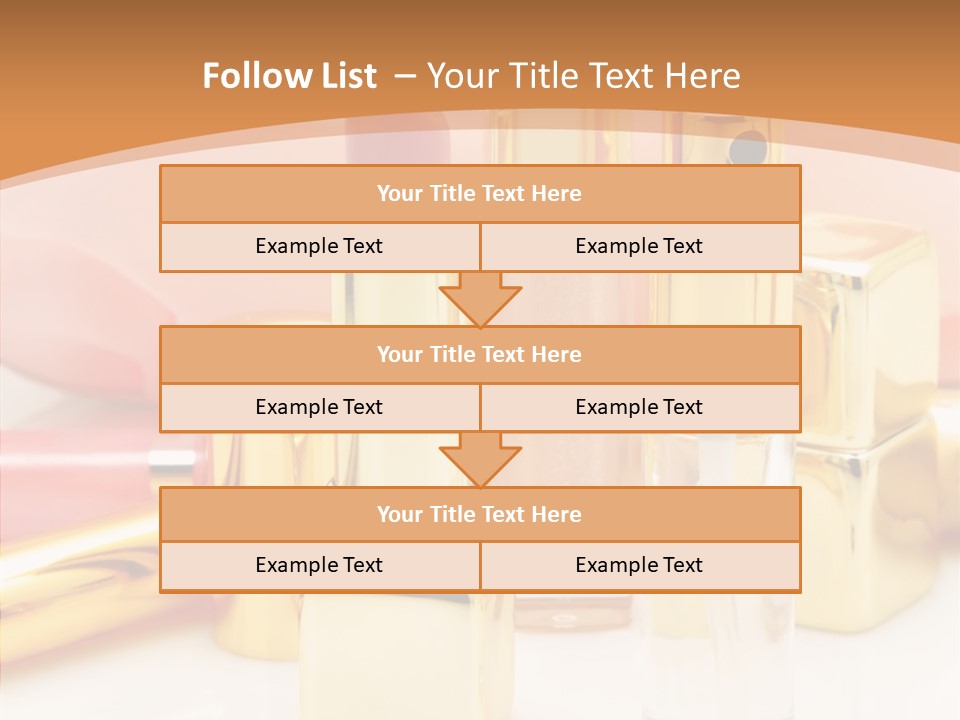 Color Background Perfume PowerPoint Template