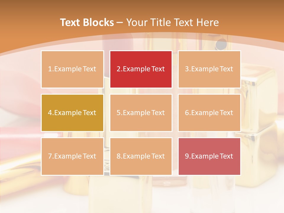 Color Background Perfume PowerPoint Template