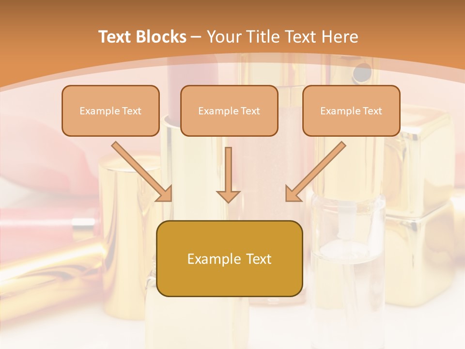 Color Background Perfume PowerPoint Template