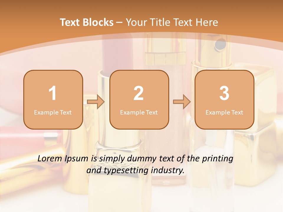 Color Background Perfume PowerPoint Template