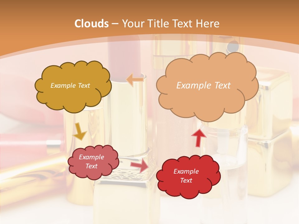 Color Background Perfume PowerPoint Template