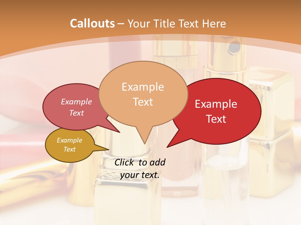 Color Background Perfume PowerPoint Template