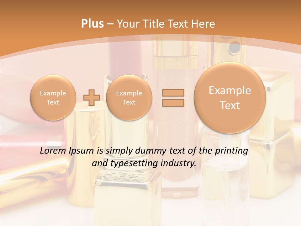 Color Background Perfume PowerPoint Template