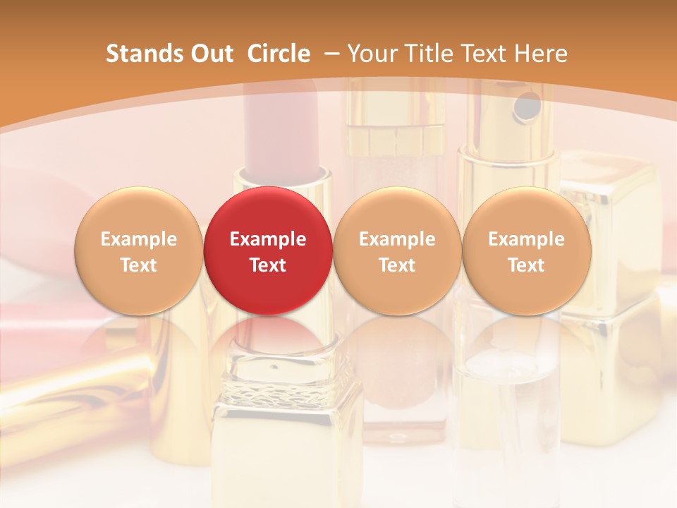 Color Background Perfume PowerPoint Template