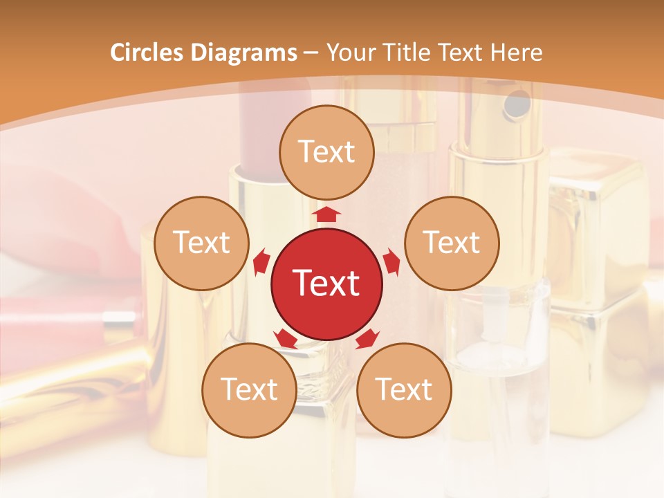 Color Background Perfume PowerPoint Template