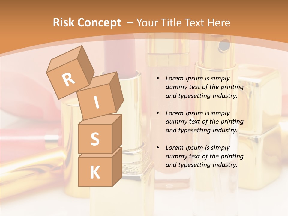 Color Background Perfume PowerPoint Template