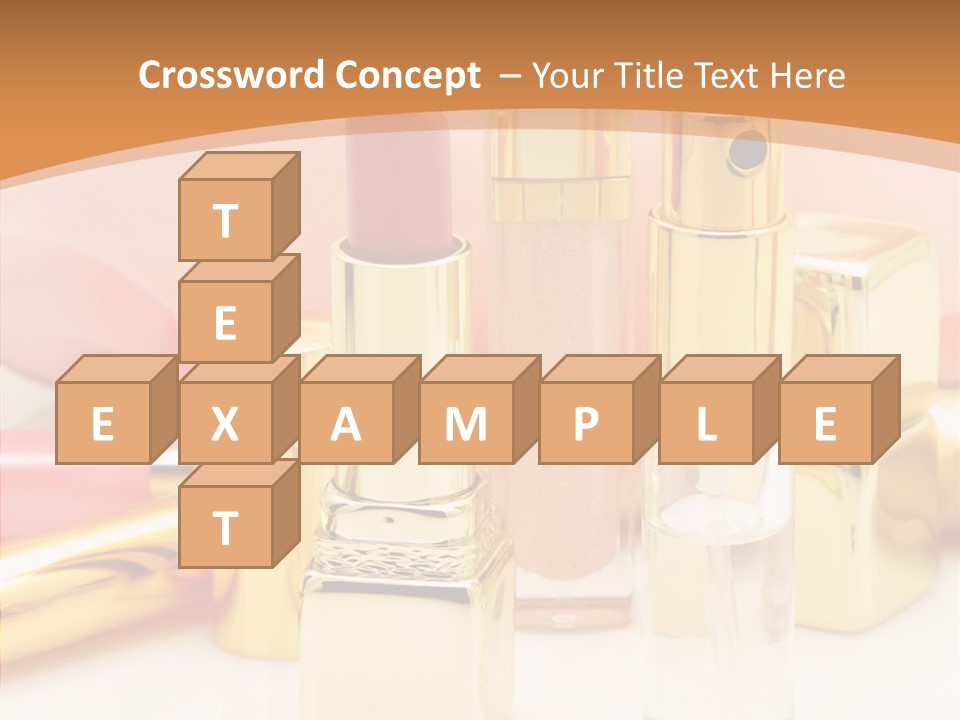 Color Background Perfume PowerPoint Template