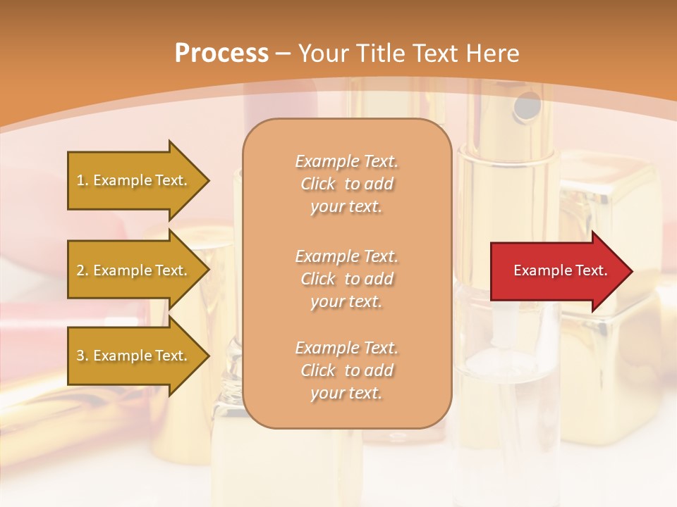 Color Background Perfume PowerPoint Template
