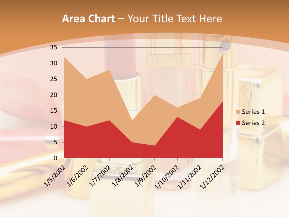 Color Background Perfume PowerPoint Template