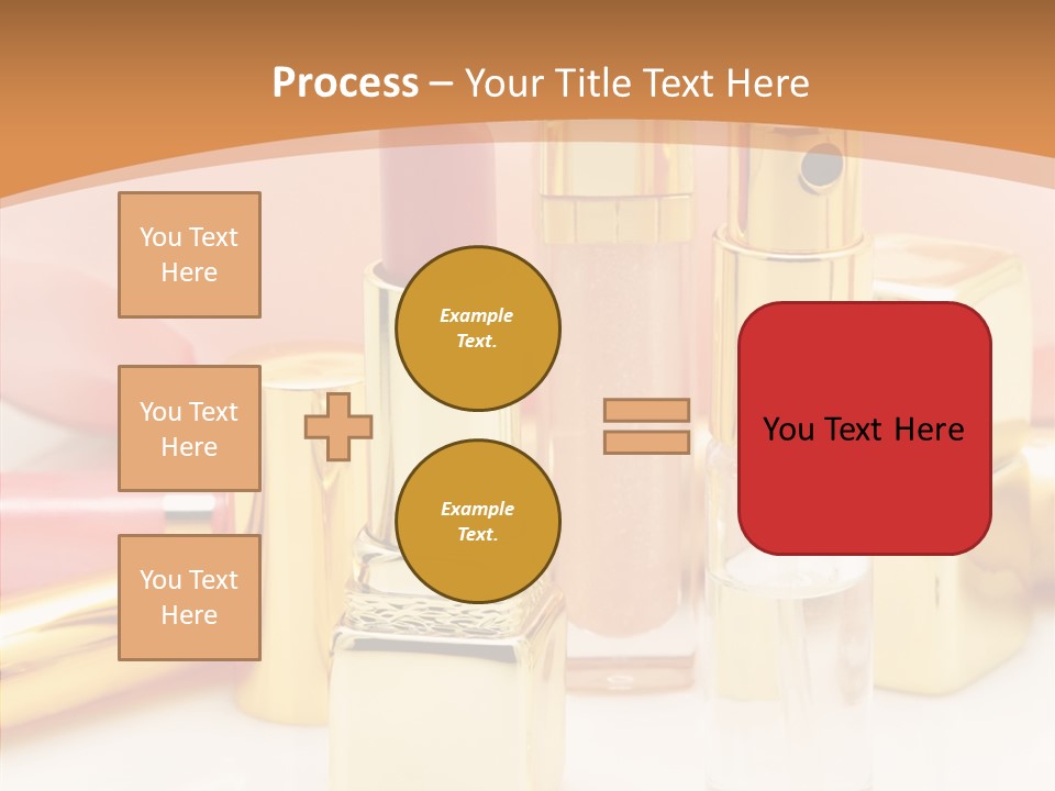 Color Background Perfume PowerPoint Template