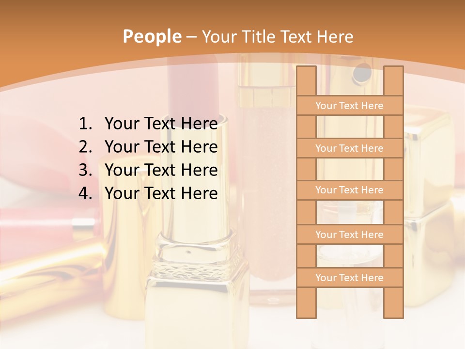 Color Background Perfume PowerPoint Template