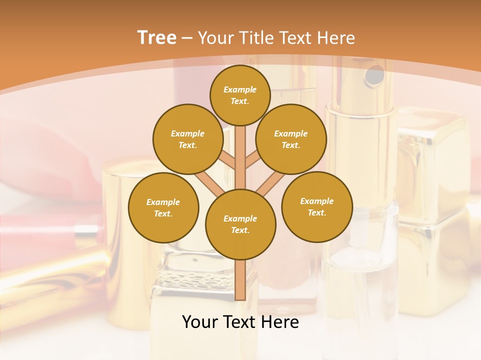 Color Background Perfume PowerPoint Template