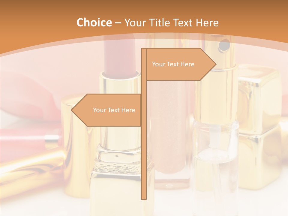 Color Background Perfume PowerPoint Template