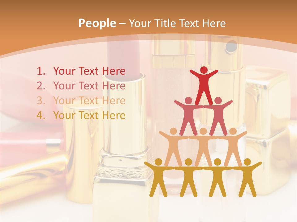 Color Background Perfume PowerPoint Template